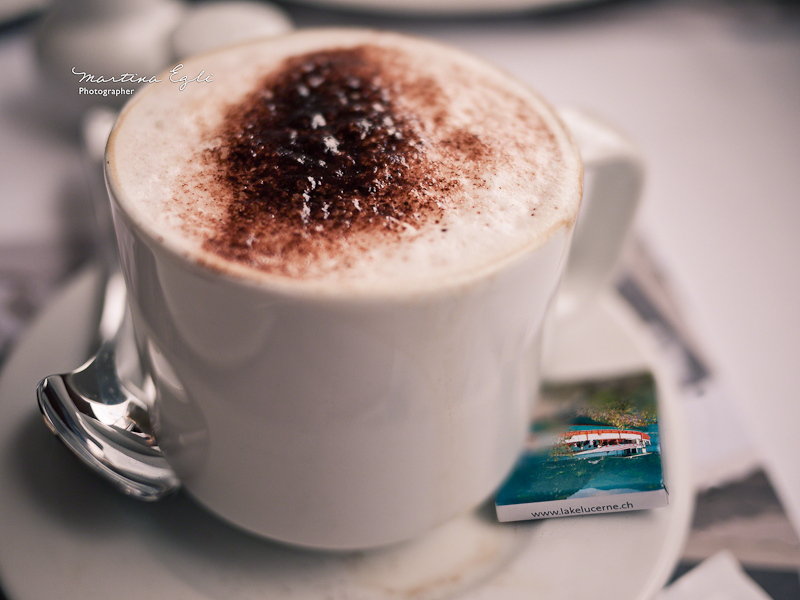 a cappuccino