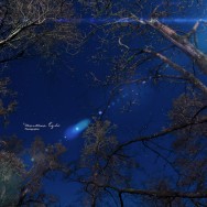 A nighttime long exposure.