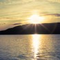 A sunset on Loch Lomond.