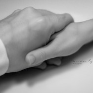 holding hands