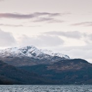 The view from Rowardennan onto Loch Lomond.
