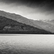 A mountain on Loch Lomond in Scotland.