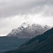 A mountain on Loch Lomond, Scotland.