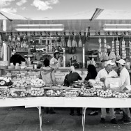 A farmers market in Switzerland.