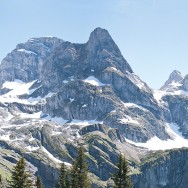 A section of an Alpine Moutain Range
