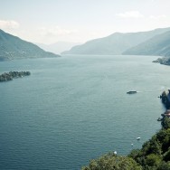 A view of Lago Maggiore in Switzerland.