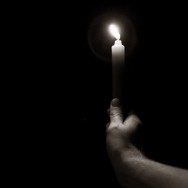 A candle in the darkness.