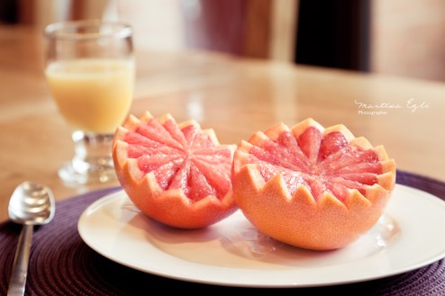 Grapefruit halves