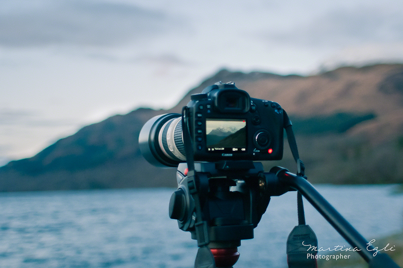 Camera facing out over Rowardennan