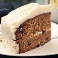 A slice of carrot-cake