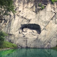 The Lion Monument, Luzern, Switzerland.