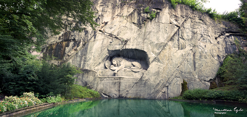 The Lion Monument, Luzern, Switzerland.