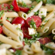 Close up of Pasta Salad