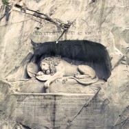 The Lion Monument in Luzern, Switzerland