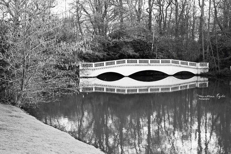 A bridge on Hampstead Heath.