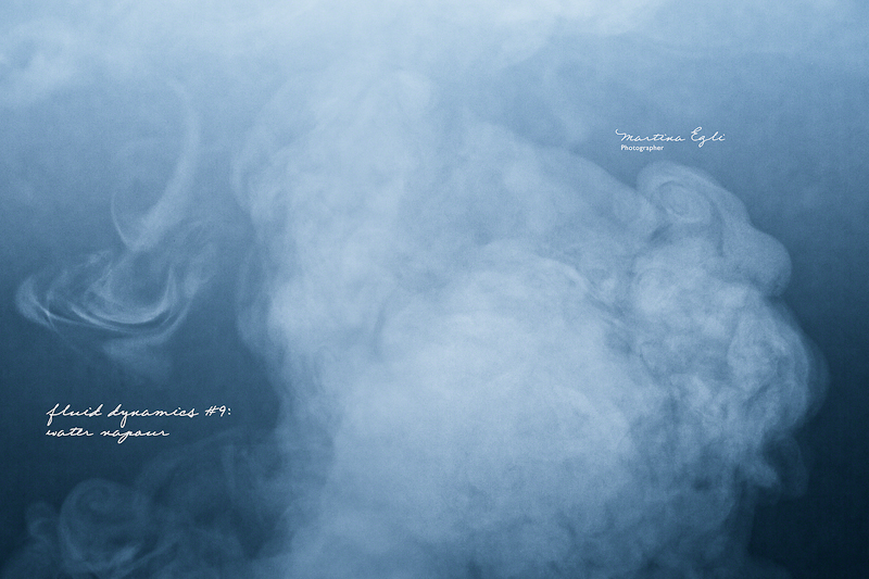 Steam on a blue background