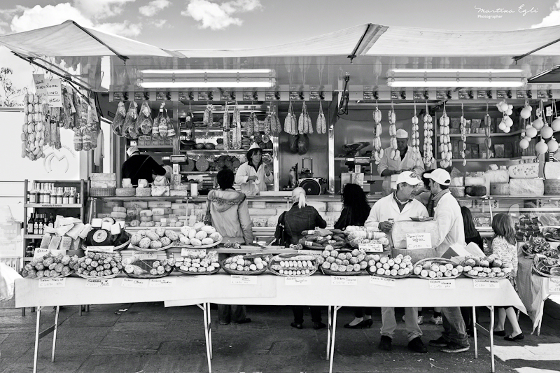 A farmers market in Switzerland.