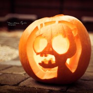 A Halloween pumpkin