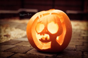 A Halloween pumpkin