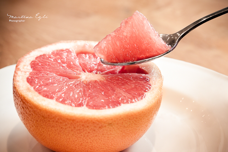 half a grapefruit