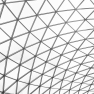 Glass roof at the British Museum, London
